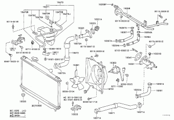 CAMRY ( SED) SXV11R-AEPDKN SXV1#,VCV10,MCV10