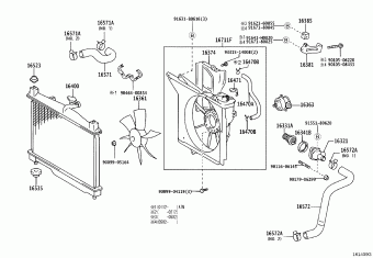 YARIS/ECHO (3D,5D) SCP10R-AHPRK NCP1#,SCP10