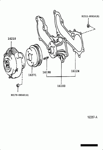 TACOMA RZN171L-CRPDKAB RZN161,171,VZN160,170