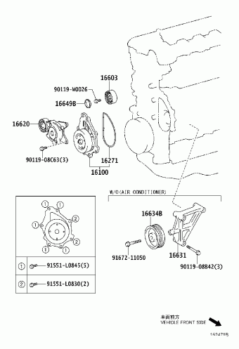 COROLLA VERSO AUR10R-GRFEYW AUR10,CUR10,ZNR1#