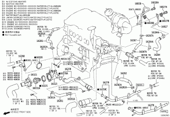 AVENSIS ADT271L-AWFGXW ADT27#,WWT27#,ZRT27#