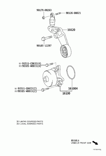 COROLLA VERSO ZNR11L-GRMEKW AUR10,CUR10,ZNR1#