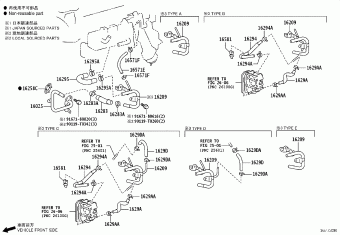 HILUX GUN136R-DNTHXN GGN125,GUN1##,LAN125,TGN1##