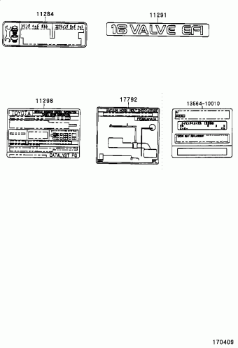 COROLLA SED AE101L-DEMDKA AE10#