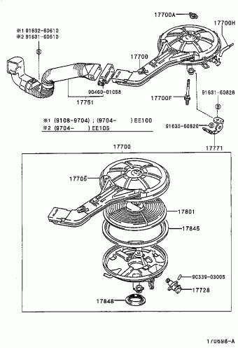 COROLLA SED/CP/WG EE100L-AWMDSB AE10#,CE100,EE10#