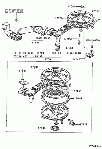 COROLLA SED/CP/WG EE100L-AWMDSB AE10#,CE100,EE10#