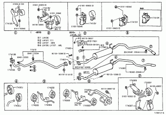HILUX/4RUNNER (4WD) LN107L-PRMSS 03.1998
