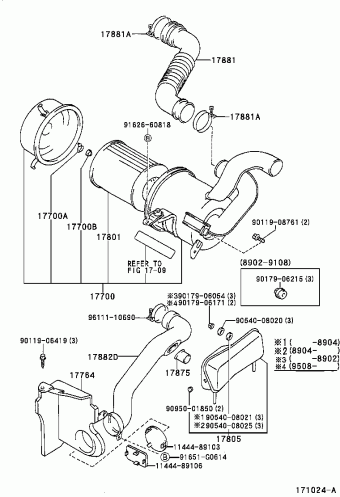 HILUX 2WD LN85L-TRMRS 09.1996