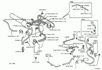 TACOMA RZN140L-TRMDKAB RZN140,150,19#,VZN150,195