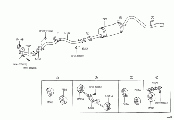HILUX KDN145L-TRMDYW3 KDN1##,LN1##,RZN168,173