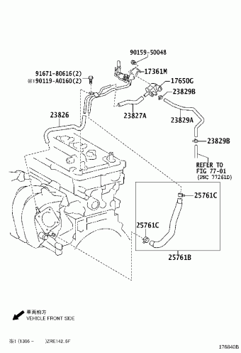 COROLLA SED/WG ZRE141L-AEFDKV CE140,NZE141,ZRE14#,ZZE14#