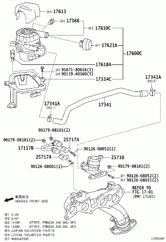 TACOMA TRN245L-CRTSKA GRN2##,3##,TRN2##