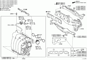 COROLLA/ALTIS ZRE173L-GEPDKV NDE170,NZE170,ZRE17#,ZZE172
