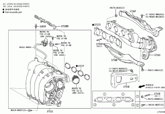 AVENSIS ZRT270L-AEFEPW ADT27#,WWT27#,ZRT27#