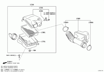 TACOMA GRN325L-PRTSHA GRN2##,3##,TRN2##