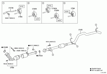 HILUX GUN122R-DTFLXT GGN125,GUN1##,LAN125,TGN1##