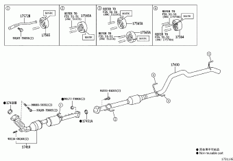 HILUX GUN136R-DNTHXN GGN125,GUN1##,LAN125,TGN1##