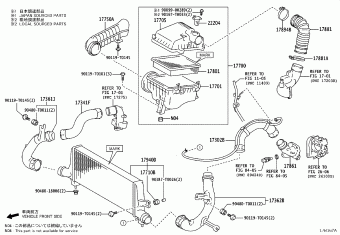 HILUX GUN122R-DTFLXT GGN125,GUN1##,LAN125,TGN1##