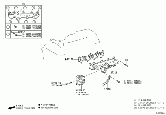 HILUX GUN122R-DTFLXT GGN125,GUN1##,LAN125,TGN1##