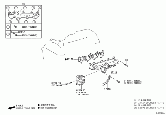 HILUX GUN125L-BNFSXW3 GUN12#,135