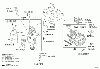 YARIS KSP211L-CHMNKW KSP211,MXPA11,MXPH1#