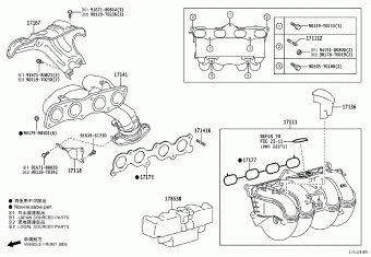 HILUX TGN126L-DTMHKV GGN125,GUN1##,LAN125,TGN1##