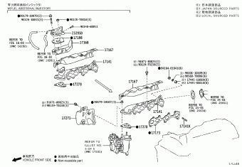 HILUX GUN122R-DTFLXT GGN125,GUN1##,LAN125,TGN1##