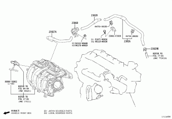 COROLLA MZEH19L-DWXGBW MZEH1#,NRE210,ZWE21#