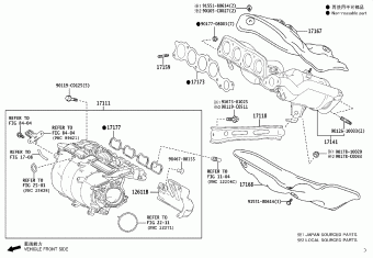 AVALON AXXH50L-JEXBBC AXXA50,AXXH5#,MXXA50,MXXH50
