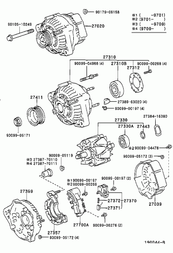 CELICA ST204L-BKMGKA AT200,ST204
