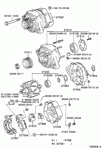 CELICA ST204L-BLPGKA AT200,ST204