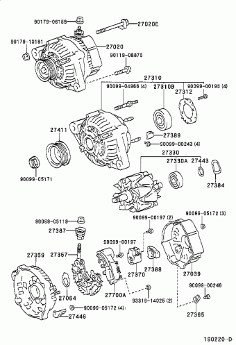 COROLLA LB AE112R-ALPDKQ AE11#,EE110