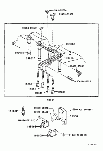 TACOMA RZN171L-CRPDKAB RZN161,171,VZN160,170