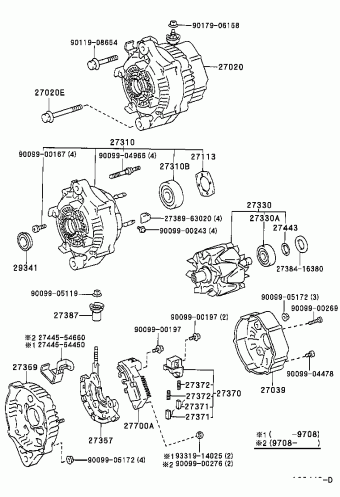 HIACE/HIACE S.B.V LXH12L-SRMRSW KLH1#,2#,LXH1#,2#,RCH1#,2#