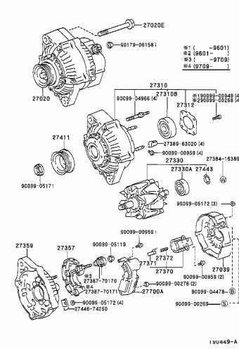 RAV4 SXA11L-AWPGKW SXA1#