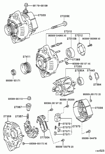 HILUX RZN149R-TRMDKQ3 10.2003