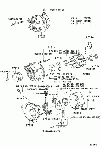CAMRY ( SED) SXV11R-AEMDKN SXV1#,VCV10,MCV10