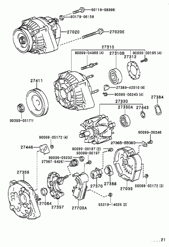 COROLLA HB/LB CE100L-AGMDSW AE10#,CE100,EE10#