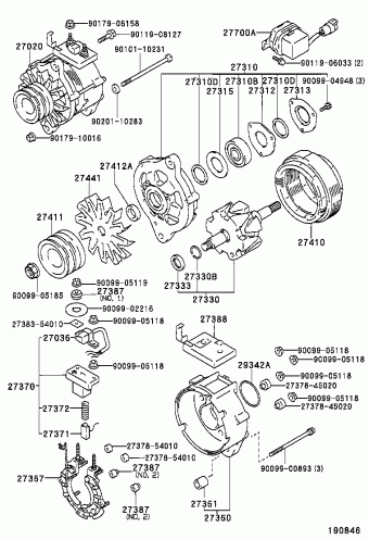 HILUX LN85L-TRMRSW3 01.1990