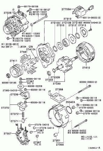 HILUX/4RUNNER (4WD) LN107L-PRMSS 03.1998