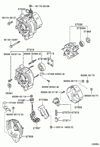 HILUX/4RUNNER (4WD) LN106R-PRMDSQ 09.1994