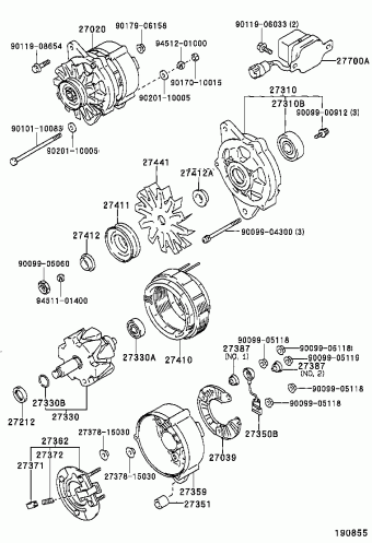 HILUX 2WD RN85R-PRMRS 07.1993