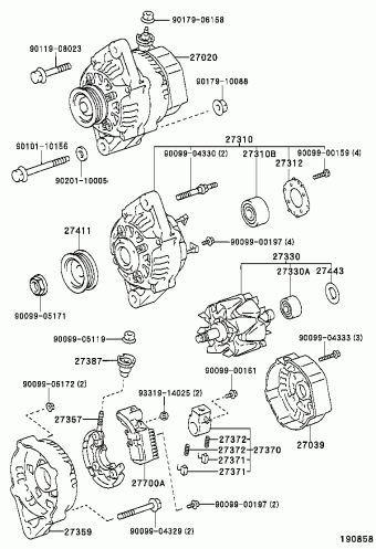 HILUX 2WD YN86L-PRMRSV 12.1996