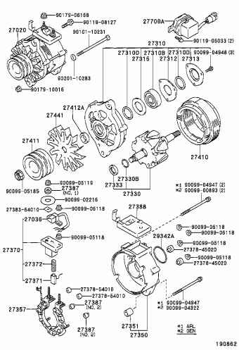 HILUX/4RUNNER (4WD) LN106L-TRMRS 08.1988 - 08.1997