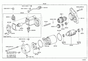 HILUX 2WD LN85L-TRMRS 09.1996