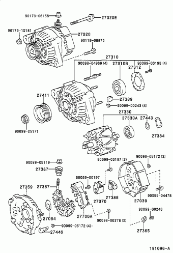 COROLLA SED/WG AE112L-GEPNKG AE11#,CE110,EE11#,ZZE11#