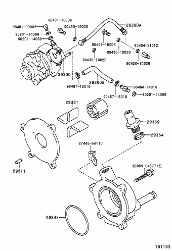 HILUX 2WD LN85L-TRMRS 09.1996