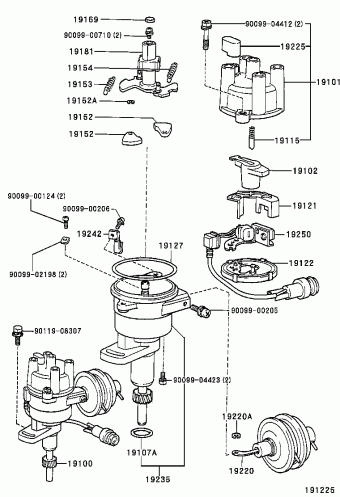 HILUX/4RUNNER (4WD) RN106R-PRMSSQ 08.1996