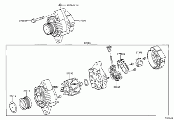 HILUX KDN170L-CRMDYW KDN1##,LN1##,RZN168,173