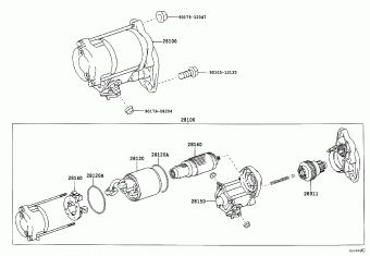 HILUX KDN170L-CRMDYW KDN1##,LN1##,RZN168,173